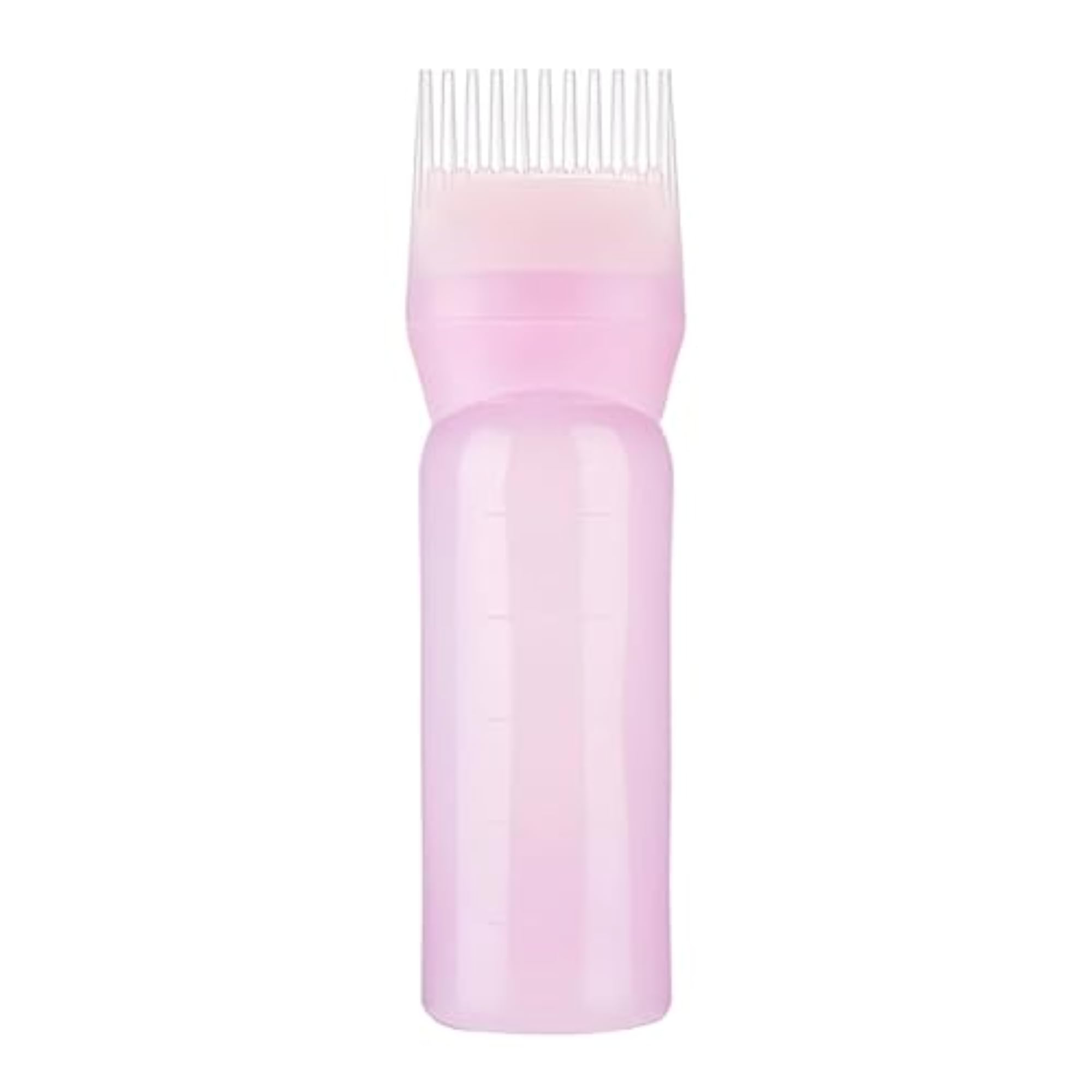 Plastic Hair Oil/Hair Dye Applicator Brush Bottles